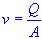 flow velocity