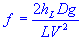 friction factor