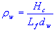 liquid water density